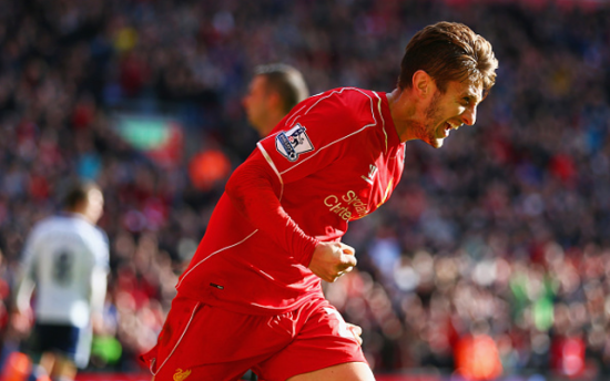 Adam Lallana Liverpool Goal
