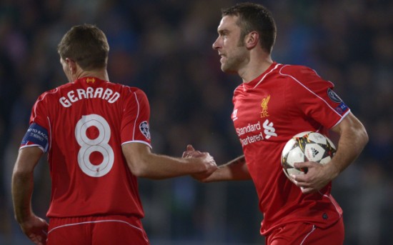 Steven Gerrard Rickie Lambert Liverpool