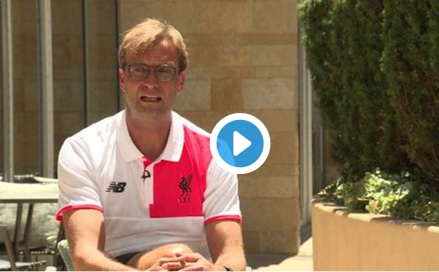 Jurgen Klopp thinks