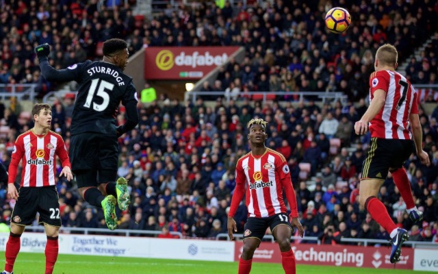 Daniel Sturridge header v Sunderland