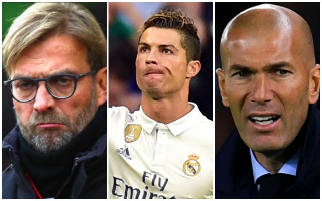 Ronaldo, Klopp, Zidane
