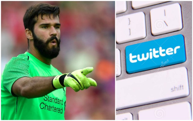 Alisson, Twitter