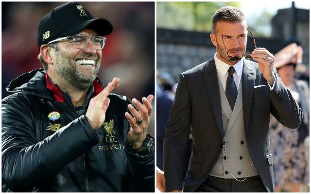 Jurgen Klopp, David Beckham