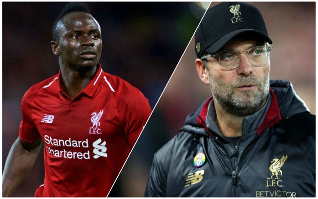 Sadio Mane, Jurgen Klopp