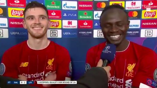 Sadio Mane, Andy Robertson