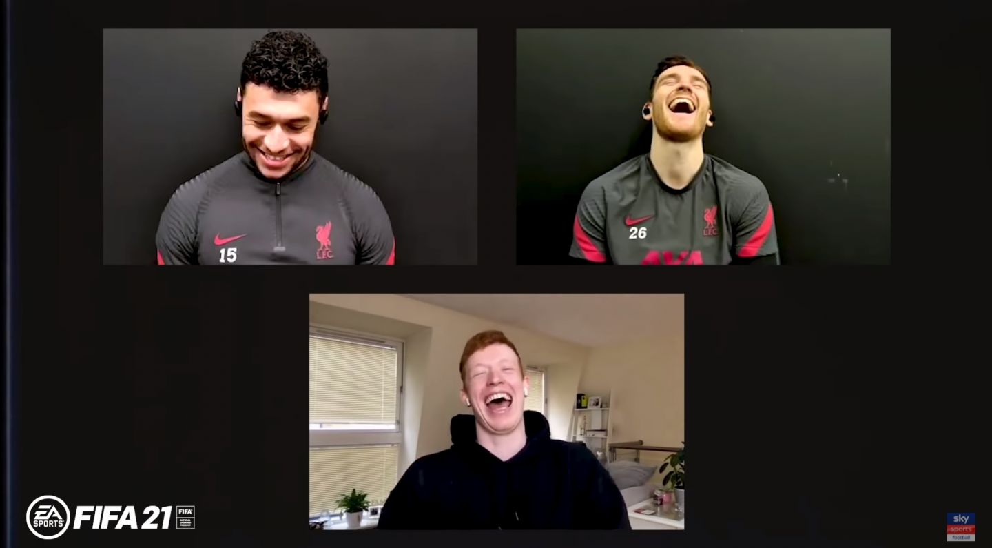 Klopp, Robertson, Oxlade-Chamberlain
