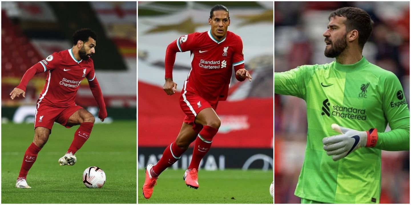 Carragher, Alisson, Van Dijk, Salah