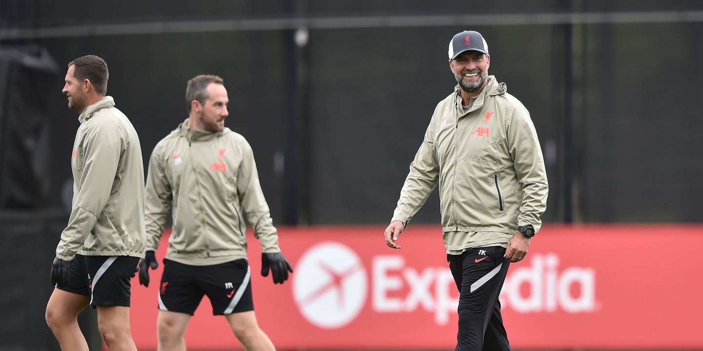 Klopp, Oxlade-Chamberlain, Gomez, Liverpool