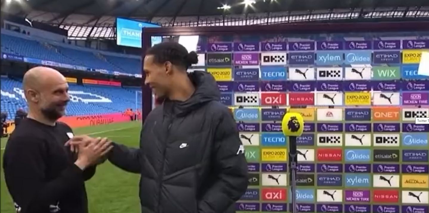 Guardiola, Van Dijk