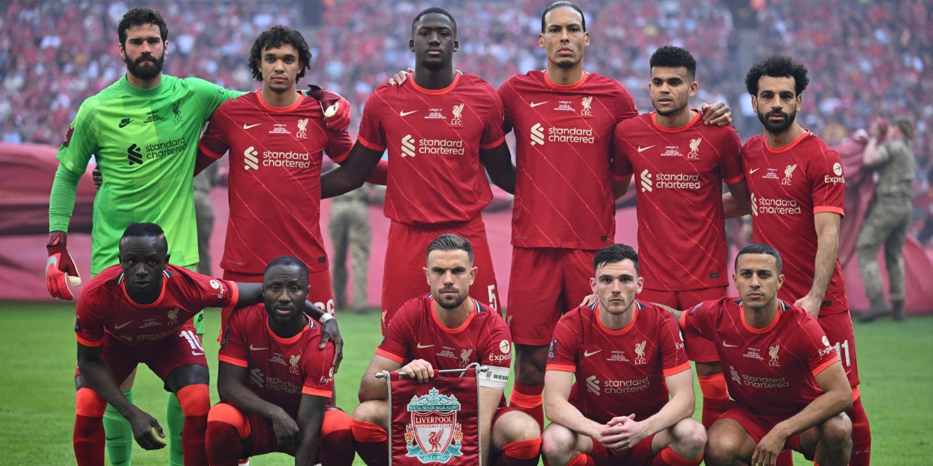 Liverpool, Crooks, van Dijk, Alexander-Arnold, Mane, Salah