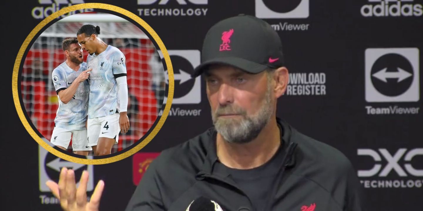 Klopp, van Dijk, Milner
