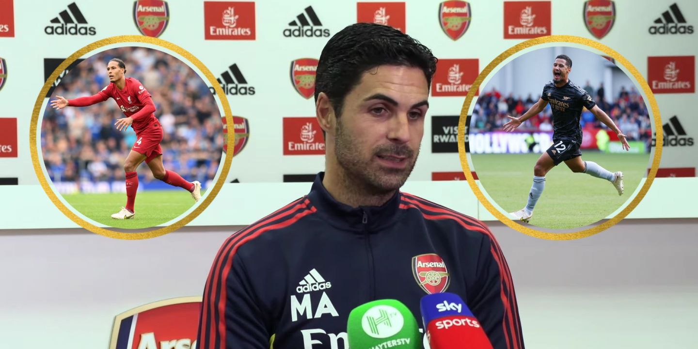Arteta, van Dijk, Saliba