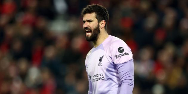 Liverpool, Alisson, Bent
