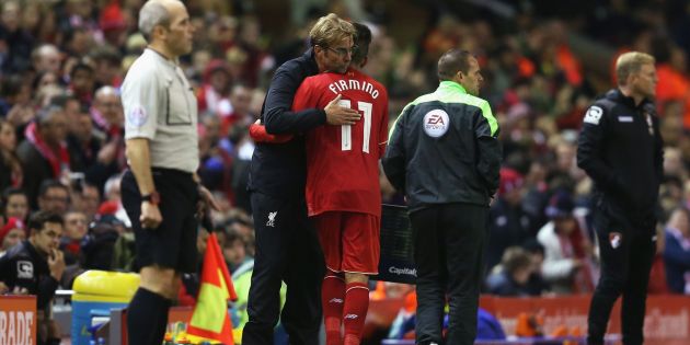 Klopp, Firmino, Henderson