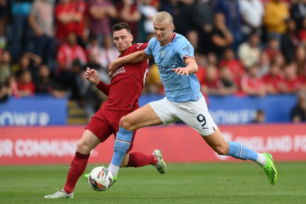 Erling Haaland, Andy Robertson