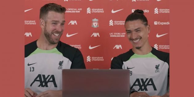 Adrian, Nunez, Klopp