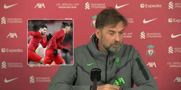 Klopp, Nunez, Szoboszlai