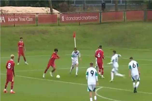 Ngumoha impressed in his Liveprool U18 debut.