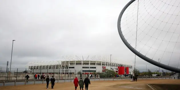 Middlesbrough's Riverside Stadium where Ben Doak is playing this season