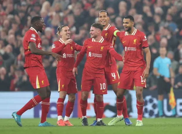 Liverpool have won 14 of their first 16 games under Arne Slot