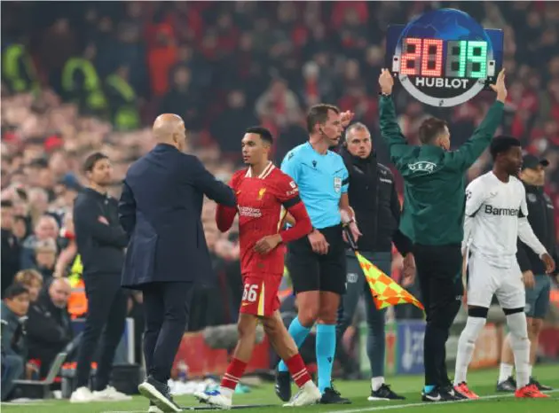 Trent Alexander-Arnold will be in the Liverpool squad to face Real Madrid