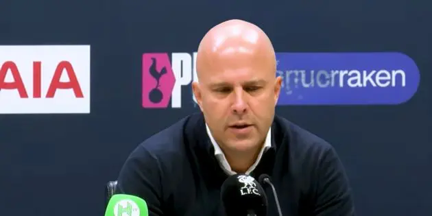 Arne Slot sends warning to Liverpool players vs Spurs