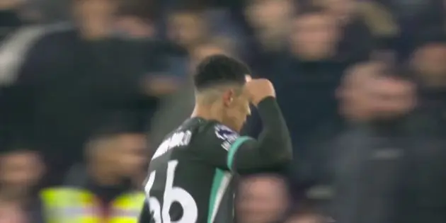Trent Alexander-Arnold celebrates scoring against West Ham