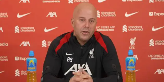 Arne Slot comments on Trent Alexander-Arnold's comments