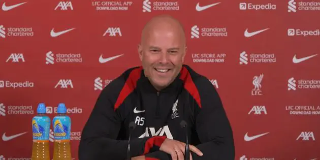 Arne Slot discusses Salah's contract