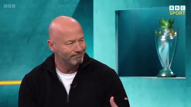 Alan Shearer on BBC MOTD 2.