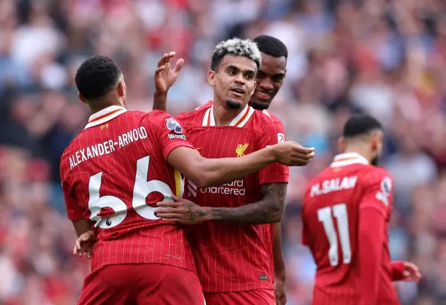 Luis Diaz has helped Liverpool to the top of the Premier League this season