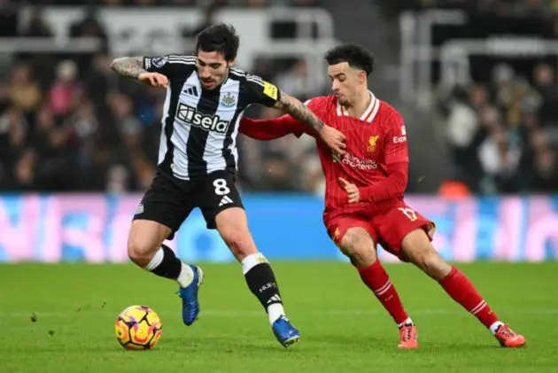 Curtis Jones admitted that Liverpool were 'terrible' in the first half against Newcastle