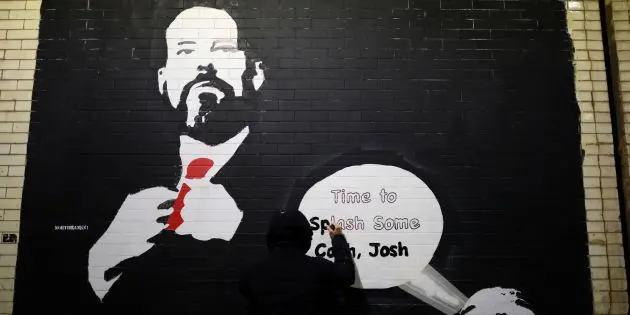 Arsenal mural of Josh Kroenke