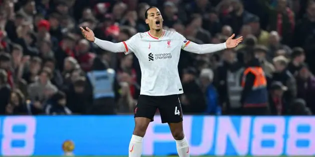 Virgil van Dijk in action against Nottingham Forest