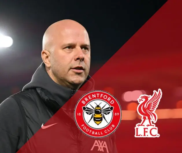 Arne Slot has named his Liverpool starting XI to take on Brentford