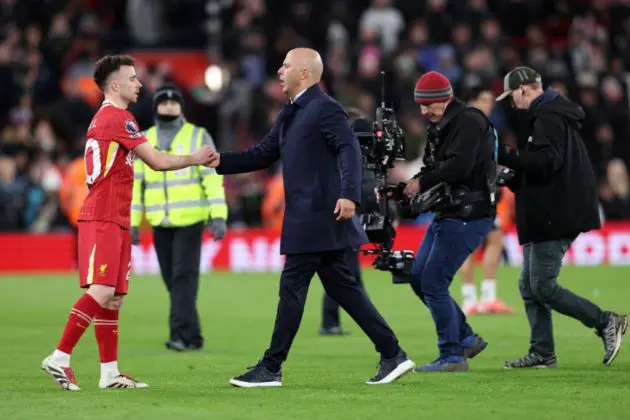 Arne Slot is hoping to have Diogo Jota back from injury in time for Liverpool's game against Ipswich on Saturday