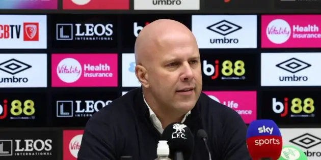 Arne Slot on Alisson and Salah