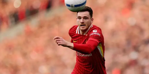 Andy Robertson in action for Liverpool