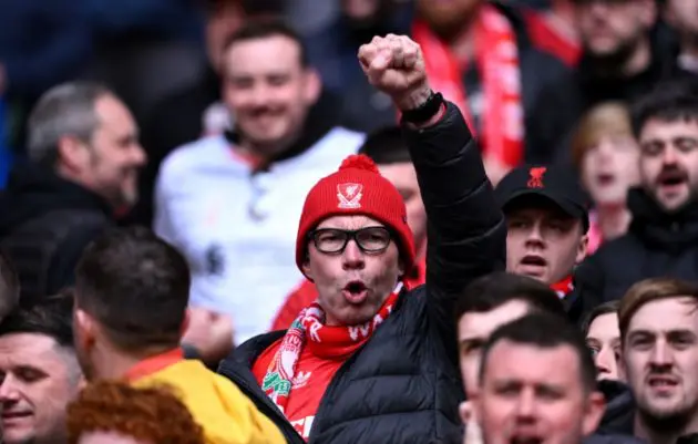 Liverpool fans endured a frustrating first half of the Carabao Cup final
