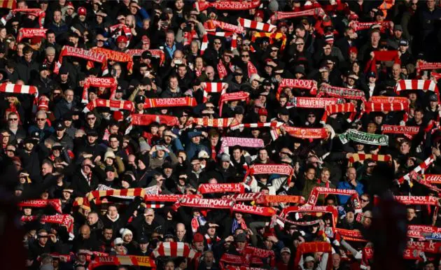 Liverpool fans are known for creating a raucous atmosphere at Anfield