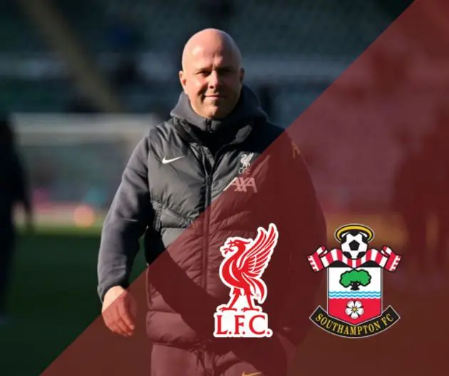 The Liverpool starting XI to take on Southampton has been named
