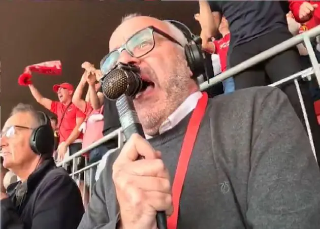 Ian Dennis was in the commentary box at Anfield on the day that Liverpool won the Premier League