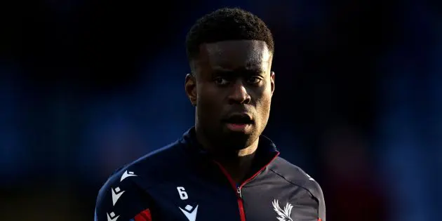 Marc Guehi pre match for Crystal Palace