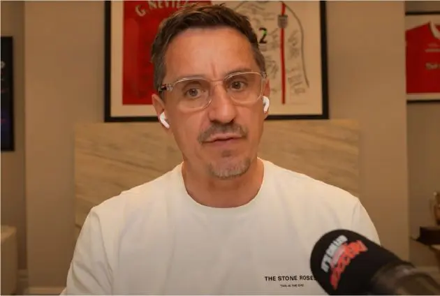 Gary Neville has said he's "slightly surprised" by the fee that Liverpool could pay for Florian Wirtz