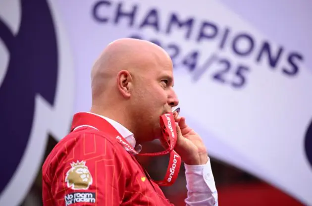 Arne Slot won the Premier League title in his first season at Liverpool
