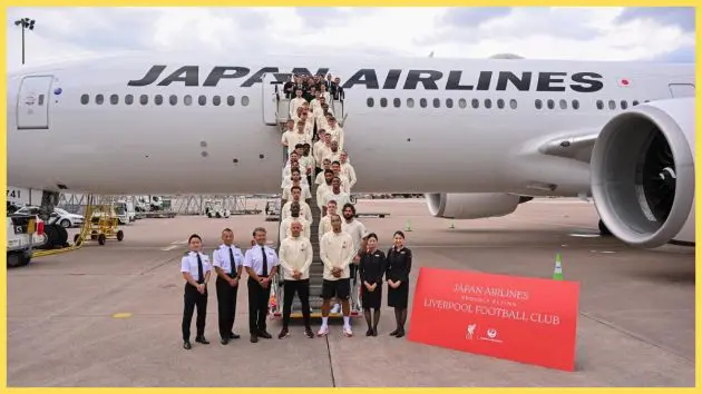 Liverpool squad fly to Asia for pre-season tour