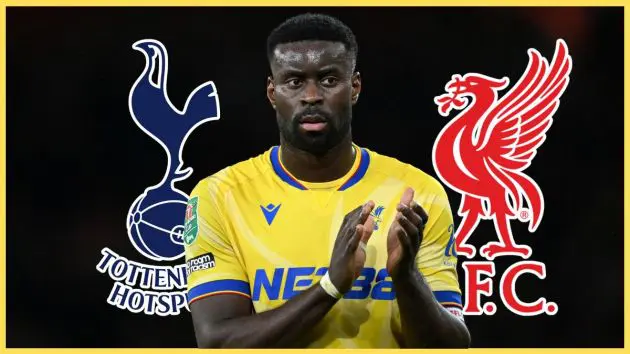 Marc Guehi centre of Tottenham and Liverpool links