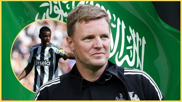 Eddie Howe in the midst of Alexander Isak update