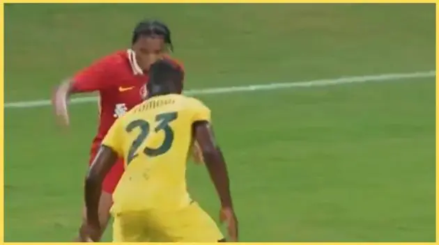 Rio Ngumoha tormented AC Milan during the first half of the friendly in Hong Kong