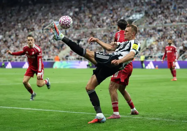 Dan Burn explains who Newcastle targeted against Liverpool
